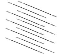 TOYANDONA 10pcs Violin Tail String Non-slip Metal Wire Cord for Violin Accessories Stringed Instrument Tailpiece Replacement