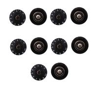 TOYANDONA 10pieces Quality Material Guitar Knob Cap Tone Control Knobs Effect Pedal Control Amplifier Replacement for Electric Guitar Potentiometer
