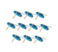 TOYANDONA 10set Miniature Dollhouse Yacht Resin Fishing Boat Models for Creative Coastal Decor for Diy Micro Landscapes and Beach-themed Table Arrangements