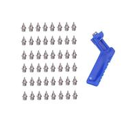 TOYANDONA 110pcs Stainless Steel Track Spikes Replacement Spikes for Running Shoes Durable Slip Design Precision Crafted for Enhanced Grip and Compatibility