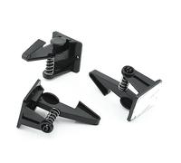 TOYANDONA 12 Pairs Baby Safety Cabinet Locks Black Drawer Locks Sets with Abs and Spring Material, Difficult for Kids to Open but Easy for Adults, for Bathroom and Storage Area