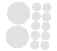 TOYANDONA 12 Pcs Acrylic Double Convex Magnifying Lenses for Physics Experiments Science Teaching Tools DIY Friendly Optical Lens for Clear Magnification and Study Aid