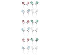 TOYANDONA 12 Pcs Christmas Headband with Glitter Snowflakes | Felt ABS Paper Construction, Elegant Festive Flair, Comfortable Style for Public Events and New Year