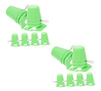 TOYANDONA 12 Pcs Clockwork Legged Robot Repair Parts Replacement DIY Wind up Toys Plastic Clock Mechanism Clockwork Walking Toy