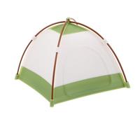 TOYANDONA 12 Scale Small Green Tent for Dolls Mini Doll Tent Furniture Decorative Camping Accessory for Dollhouse Scenes