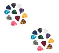 TOYANDONA 120pcs Colorful Heart Shape Guitar Picks Thickness for Guitar Bass Ukulele Mandolin Banjo Ultra Thin Lightweight Plectrums