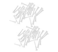 TOYANDONA 120pcs Inflatable Adapter Plug Air Pump Adapter for Inflatables Exercise Balls Plug Yoga Ball Replacement Kit Yoga Replacement Parts Needle White