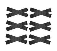 TOYANDONA 12pcs Black Elastic Funeral Armbands Adjustable Polyester Mesh Mourning Bands for Memorials Team Events and Respectful Occasions Unisex