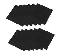 TOYANDONA 12pcs Black Polyester Acoustic Treatment Soundproofing Foam Panels Noise Reducing and Fire Resistant Sound Absorbing Foam for Offices and Theater Rooms