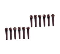 TOYANDONA 12pcs Brass Guitar Bridge Pins for Folk and Acoustic Guitars String Studs for Enhanced Sound Quality and Stability Coffee