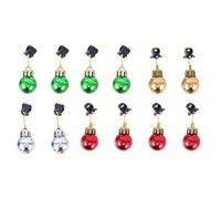 TOYANDONA 12pcs Christmas Beard Baubles Ornaments - Facial Hair Baubles Decorations for Men in The Holiday Spirit - Ugly Christmas Party Decor for Dad, Men, Boyfriend, Husband