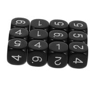 TOYANDONA 12pcs Color Number Dice Set for Math Learning and Teaching Sided Plastic Dice for Addition Subtraction Multiplication Division Practice Educational Tool for Classroom Home School