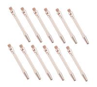 TOYANDONA 12Pcs Dart Shafts Replacements Copper Durable Threaded Rods Reusable Stem for Professional and Amateur Players Front Loaded Weight Balance