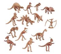 TOYANDONA 12Pcs Dinosaur Skeleton Models Educational for Realistic Simulation Figures for Dinosaur Parties Enhances Imagination and Coordination Skills for Collection