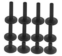 TOYANDONA 12pcs Drum Cymbal Sleeves Set Cymbal Sleeves for Drum Kits Durable and Sturdy Suitable for Percussion Instruments Black Color