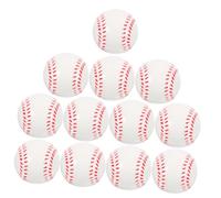 TOYANDONA 12pcs Flexible Soft Baseballs for Indoor Outdoor Play Elastic Bouncy Balls Safe Sports for Baseball Training and Fun Activities