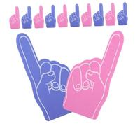 TOYANDONA 12pcs Foam Finger Covers Cheerleading Props EVA Giant Finger Hands for Sports Events Basketball Football Baseball Tennis Crowd Noise Makers