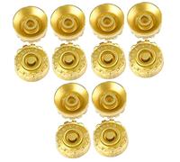 TOYANDONA 12pcs Guitar Knobs Volume Control Caps for Electric Guitar Bass Potentiometer Knob Replacements Sound for Live Performance