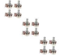 TOYANDONA 12pcs Guitar Potentiometer Split Shaft Audio Pot for Guitar Volume Control Replacement Part for Repair and Accessories