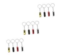 TOYANDONA 12pcs Harmonica Keychains Lightweight Metal Bag Pendants for Unique Decor for Projects and Music Includes