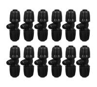 TOYANDONA 12pcs Heavy-Duty Pp Drip Irrigation Tee Connectors for Irrigation Tubing, Efficient Water Conservation Fittings Suitable for Crops and Greenhouses