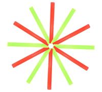 TOYANDONA 12Pcs High Visibility Reflective Slap Bracelets for Adults Comfortable Pressure Wear for Night Running Cycling and Hiking Fluorescent
