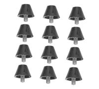 TOYANDONA 12pcs Lightweight Replaceable Soccer Cleat Spikes Nylon Shoe Nails for Enhanced Traction Slip Football Cleats for Synthetic and Natural Grass Easy to Change for Running Shoes