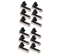 TOYANDONA 12pcs Linear Slide Potentiometers for Audio High Precision Stereo Volume Control Compatible Mixers and Sound Consoles