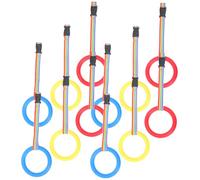 TOYANDONA 12pcs Lost Leash Detachable Walking Rope for Boys and Girls Plastic Rings Classroom Outdoor Group Boy Girl Safety Wrist Strap Lost Wrist Reins