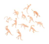 TOYANDONA 12pcs Mini Dinosaur Figures Small Realistic Dinosaur Bones Models for Educational Playroom Decor Collectible Skeleton