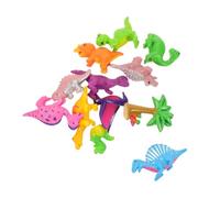 TOYANDONA 12pcs Mini Dinosaur Figurines Durable Resin Realistic Detailing Educational Micro Landscape Decor for Party Favors Desk Ornaments Paleontology Display