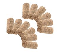 TOYANDONA 12pcs Mini Hay Bales for Decoration Realistic Straw Figurines Sturdy and Vibrant Miniature Dollhouse Props for DIY Autumn Harvest Crafts Garden Scene Accessories