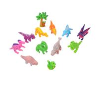 TOYANDONA 12pcs Mini Resin Dinosaur Figurines Durable Realistic Miniature Dinosaur Models for Educational Displays Micro Landscape Decoration Party Favors and Collectors