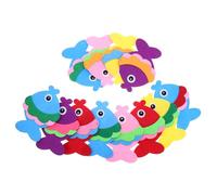 TOYANDONA 12pcs Nonwoven Fish Wall Hanging Decorations for Classroom and Hallway Mediterranean Style Ocean Animal Wall Decor Lightweight Reusable Life Ornaments for School and Living
