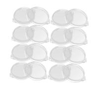 TOYANDONA 12pcs Plastic Box Coin Holders for Collectors Dual Head Design Capsules Organized Storage Protecting Collectibles Unique Car Decoration Office Displays