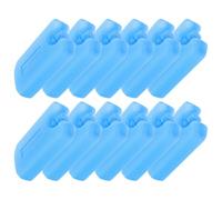 TOYANDONA 12pcs Reusable Ice Packs for Cooler Bags and Lunch Boxes Cooling Gel Blocks Compact for Camping Picnics and Outdoor Activities