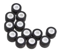 TOYANDONA 12pcs Rubber Recorder Pinch Roller for Player and Car Recorder, Compact and Practical Bearing Roller Replacement for Cassette Machine Repair