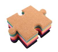 TOYANDONA 12pcs Self-Adhesive Colored Felt Board Tiles Jigsaw Puzzle Wall Cork Bulletin Display for Home Office Classroom Decoration and Photo Memo Board