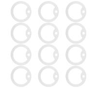 TOYANDONA 12pcs Silicone Tag Shield Noise Reducing Tag Protector Glow in Dark Case Minimizes Clinking Noises Prevents Irritation Soft Robust Silicone Pet Material for Daily Activities Pet