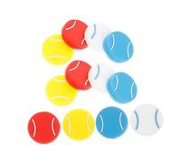 TOYANDONA 12pcs Silicone Tennis Ball Vibration Dampeners Shock Absorbers for Tennis Racket String Protection and Advanced Vibration Control Suitable for Outdoor Sports Players