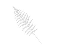 TOYANDONA 12pcs Silver Christmas Glitter Leaves Artificial Christmas Leaf Picks Tropical Leaf Decor Garland Supplies for Christmas Tree Ornament Holiday Wedding Party Decorations