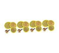 TOYANDONA 12pcs Singing Bowl Mat Cushion for Tibetan Sound Bowls Embroidery Pattern for Meditation and Sound Healing Practices