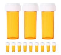 TOYANDONA 12pcs Travel Pill Container Small Empty Plastic Medicine Pill Bottles Pp Material Multifunctional Storage Travel Friendly Small Container for Medicines the Go