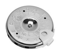 TOYANDONA 13-hole Silver Pitch Pipe Tuner C-c Scale for Violin Guitar Bass - 13 Tone Note Multi-instrument Tuning Tool for Musicians and Choir Use