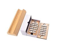 TOYANDONA 13pcs Guitar Radius Fret Press Caul Insert Tool Box for Luthier Press Caul Insert for Guitarist Bass Guitar Acoustic Electric