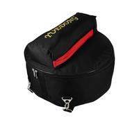TOYANDONA 14-Inch Thickened Snare Drum Bag Double Shoulder Oxford Cloth Waterproof Black Instrument Storage Case Dedicated Snare Drum Carrying Bag for Music Gig