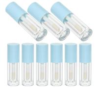 TOYANDONA 14 Pcs Clear Refillable Lip Gloss Tubes with Wand Plastic Lip Balm Containers Portable for Travel Outdoor Party Use