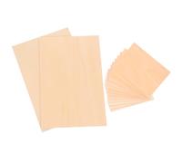 TOYANDONA 14pcs Basswood Plywood Sheets 3mm Multi-Layer Wood Boards for Model Making, DIY Crafts, Engraving and Woodcraft Projects, Includes 12pcs 100x150mm and 2pcs 200x300mm Sheets