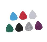 TOYANDONA 14pcs Colorful Felt Ukulele Picks Comfortable Music Instrument Picks Replacement for Guitar for Musicians and Music Enthusiasts