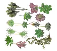TOYANDONA 14pcs DIY Artificial Succulent Plants Realistic Simulated Succulent Arrangement for Indoor Home Decor for Artistic Plant Pot Accessories and